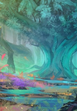 Волшебный лес арт