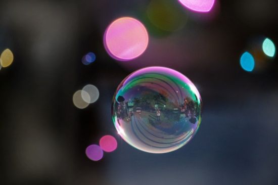 Заставка мыльные пузыри
