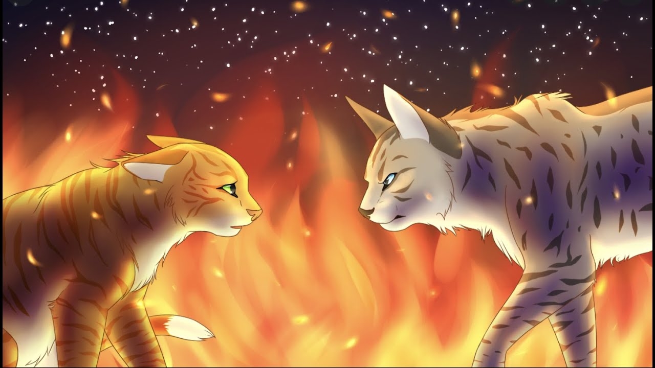 Коты Воители Огненезвёзд и пожар