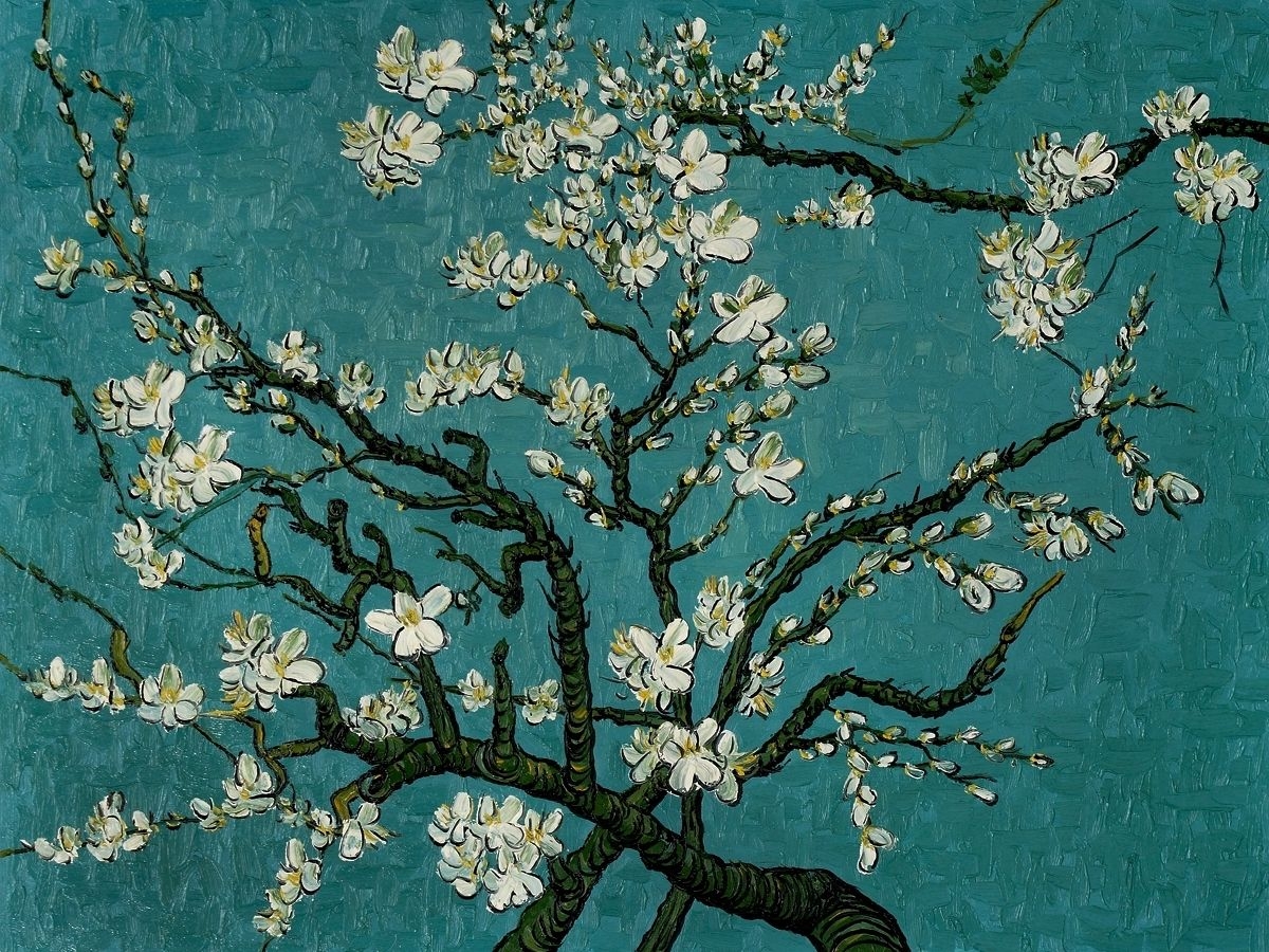 Цветущая ветка яблони Ван Гога