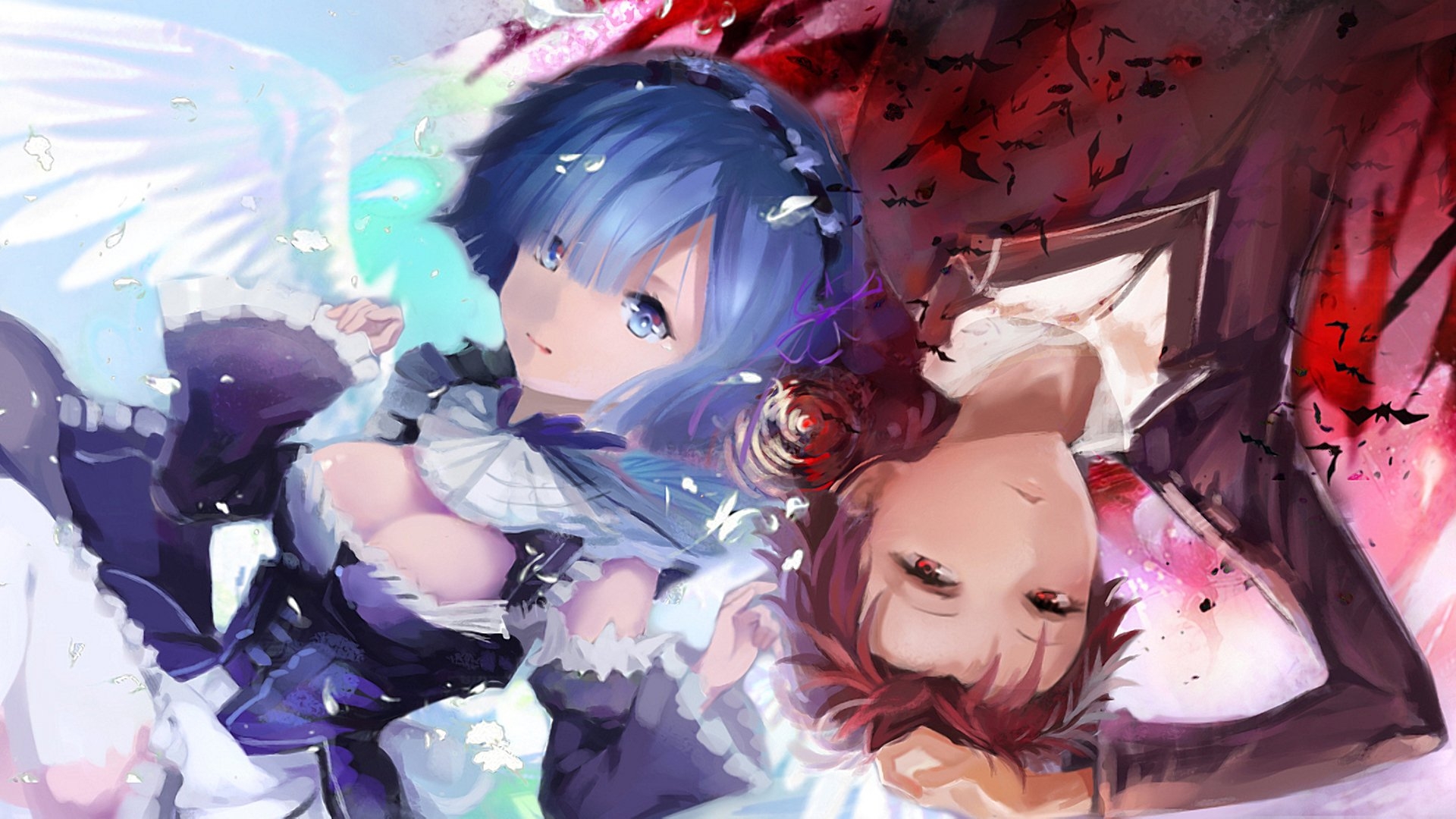 Re zero comic. Дейзе резеро. Жизнь в альтернативном мире с нуля рем и Субару. Re Zero рем и Субару 1920. Нацуки Субару и рем.