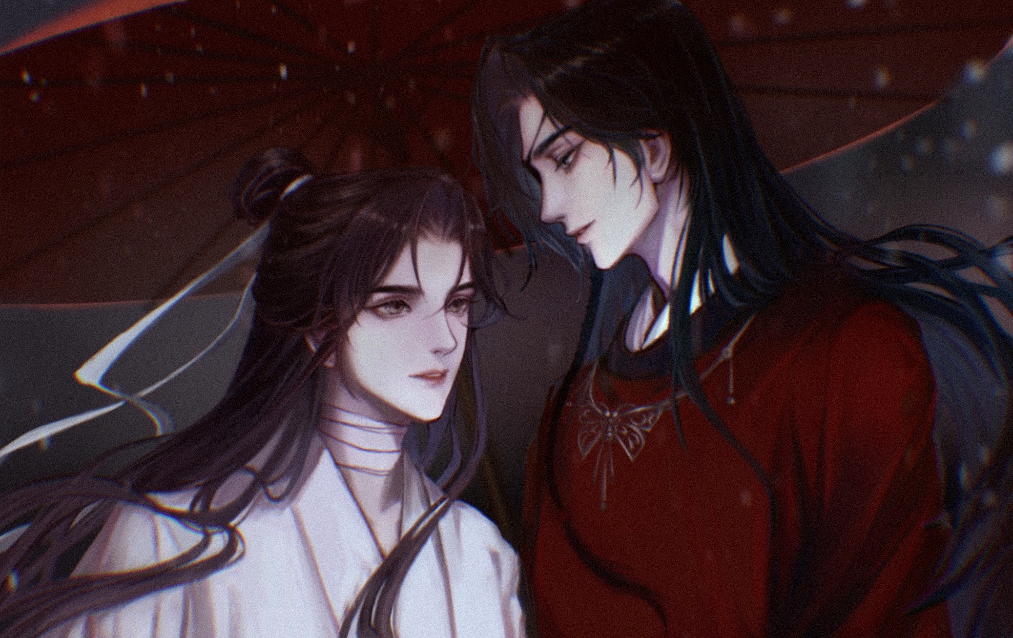 Том небожителей. Тянь Гуань Ци фу. Xie Lian Hua Cheng. Хуа Чэн обои. Благословение небожителей 2.