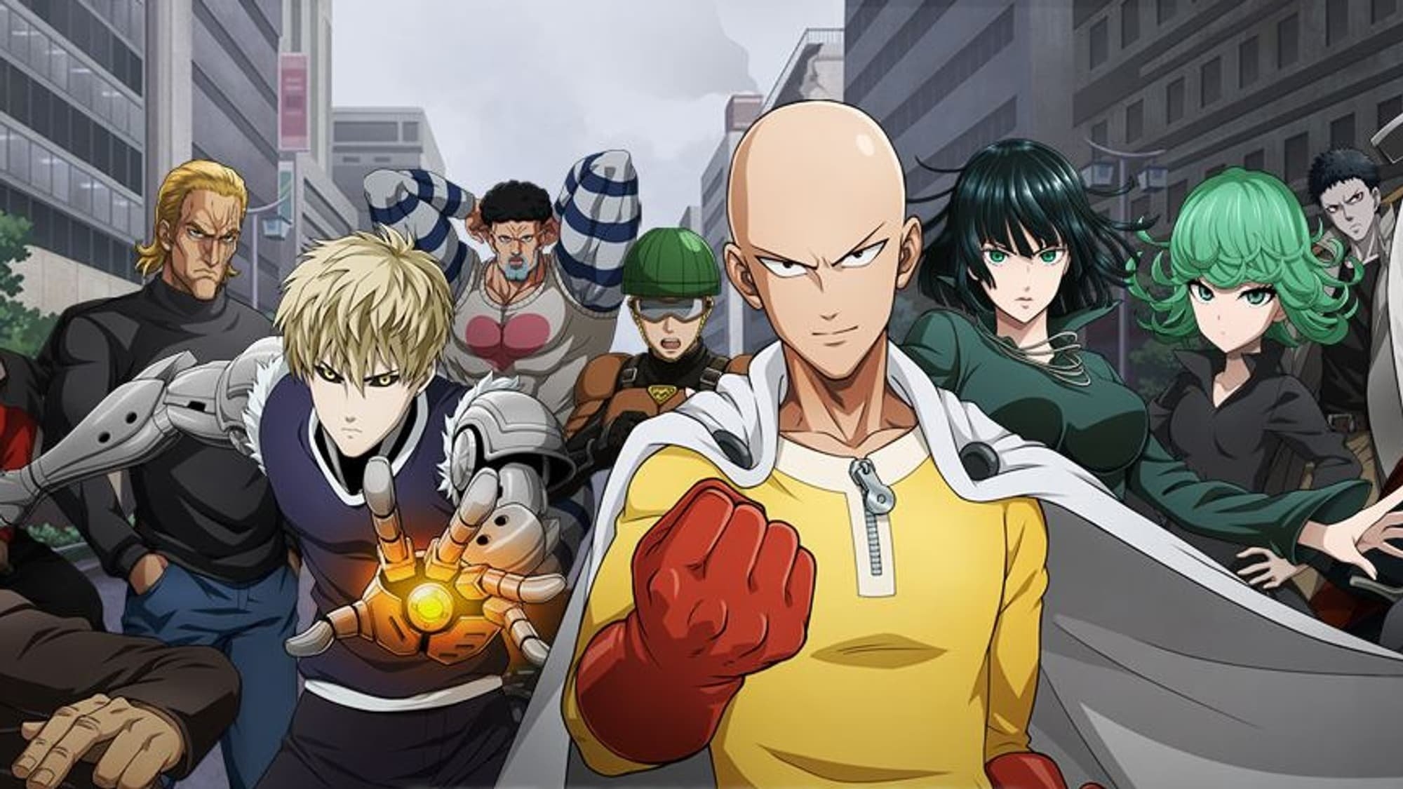 Выход ванпанчмен. One Punch man. Ванпанчмен / one Punch man. Аниме Ванпанчмен 1 сезон 1 серия. One Punch man герои.