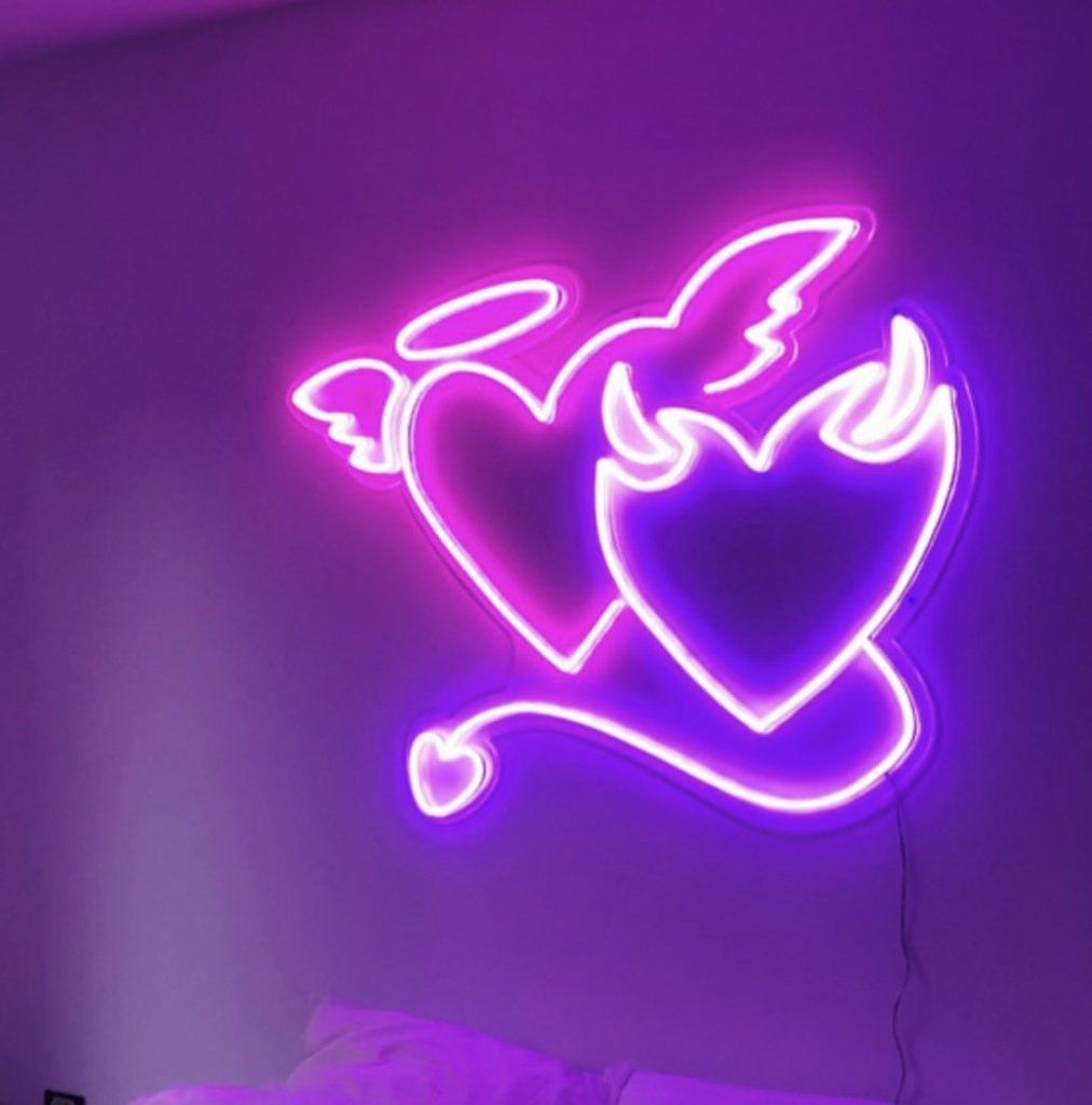 Фиолетовое сердце Эстетика