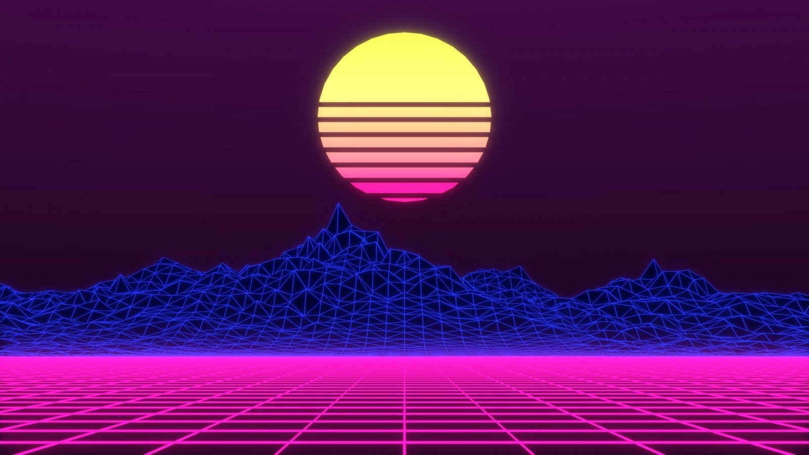 скачать обои o u t r u n vaporwave outrun cyberpunk wallpaper loop фото 63