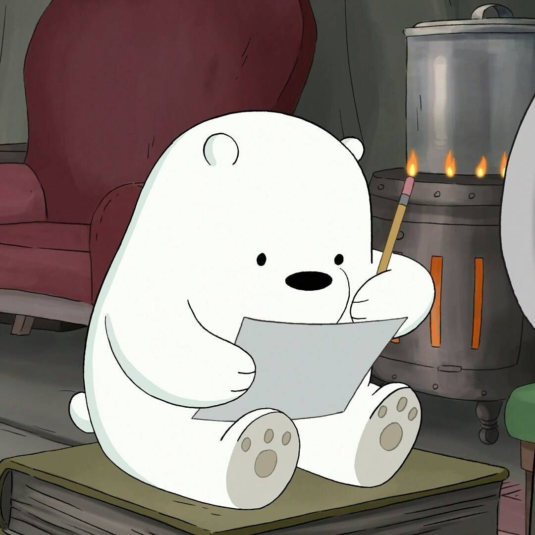 We bare Bears белый Эстетика