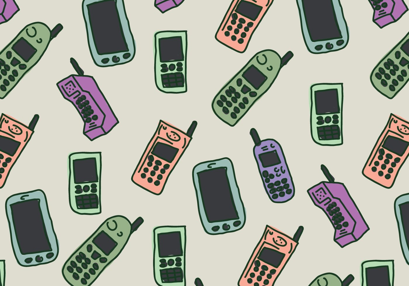 Мобильные телефоны фон