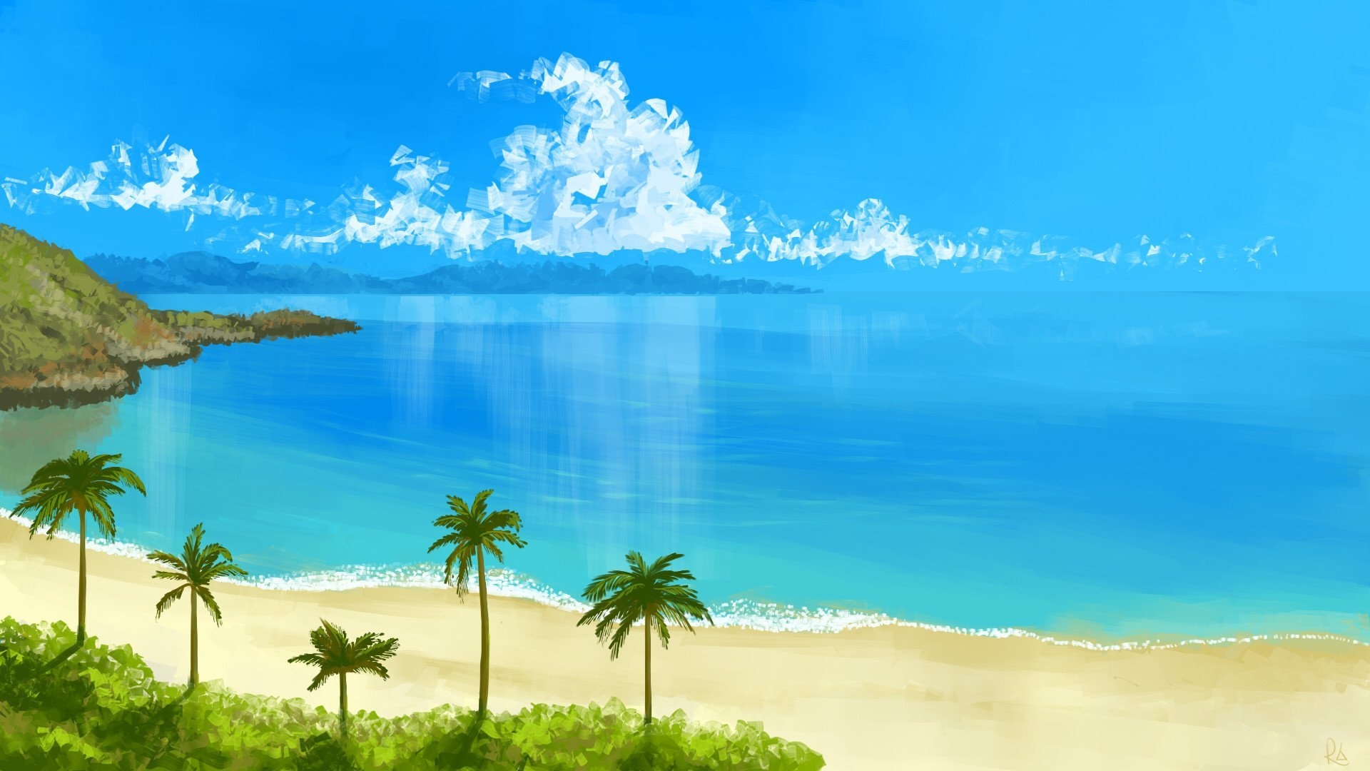 Пляж панорама