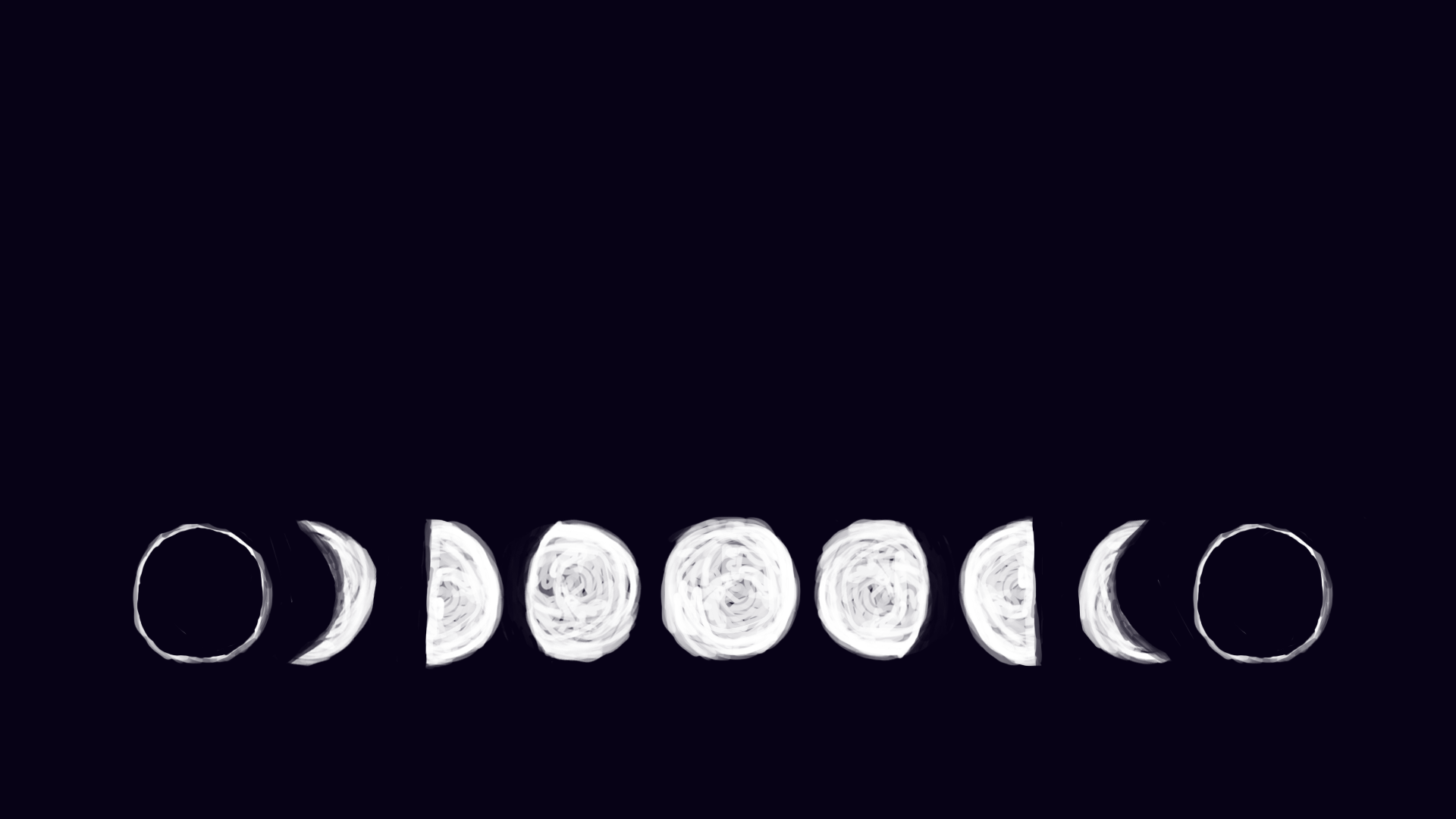 Moon phases Wallpaper