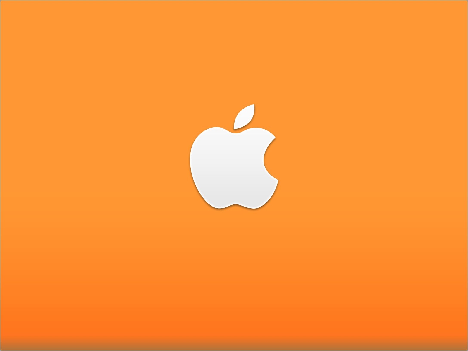 Оранжевое яблоко айфон