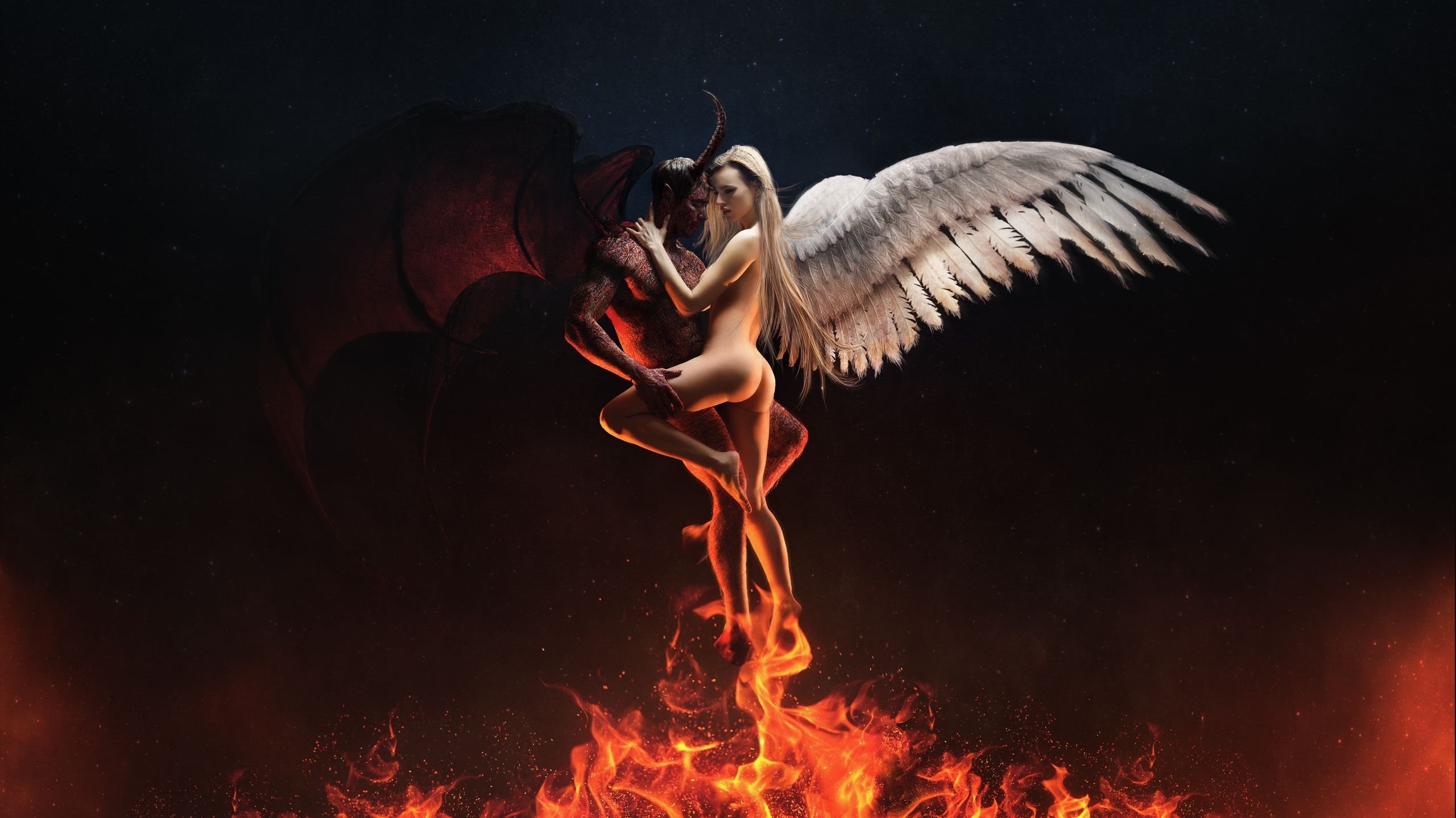 Devil and angel pictures