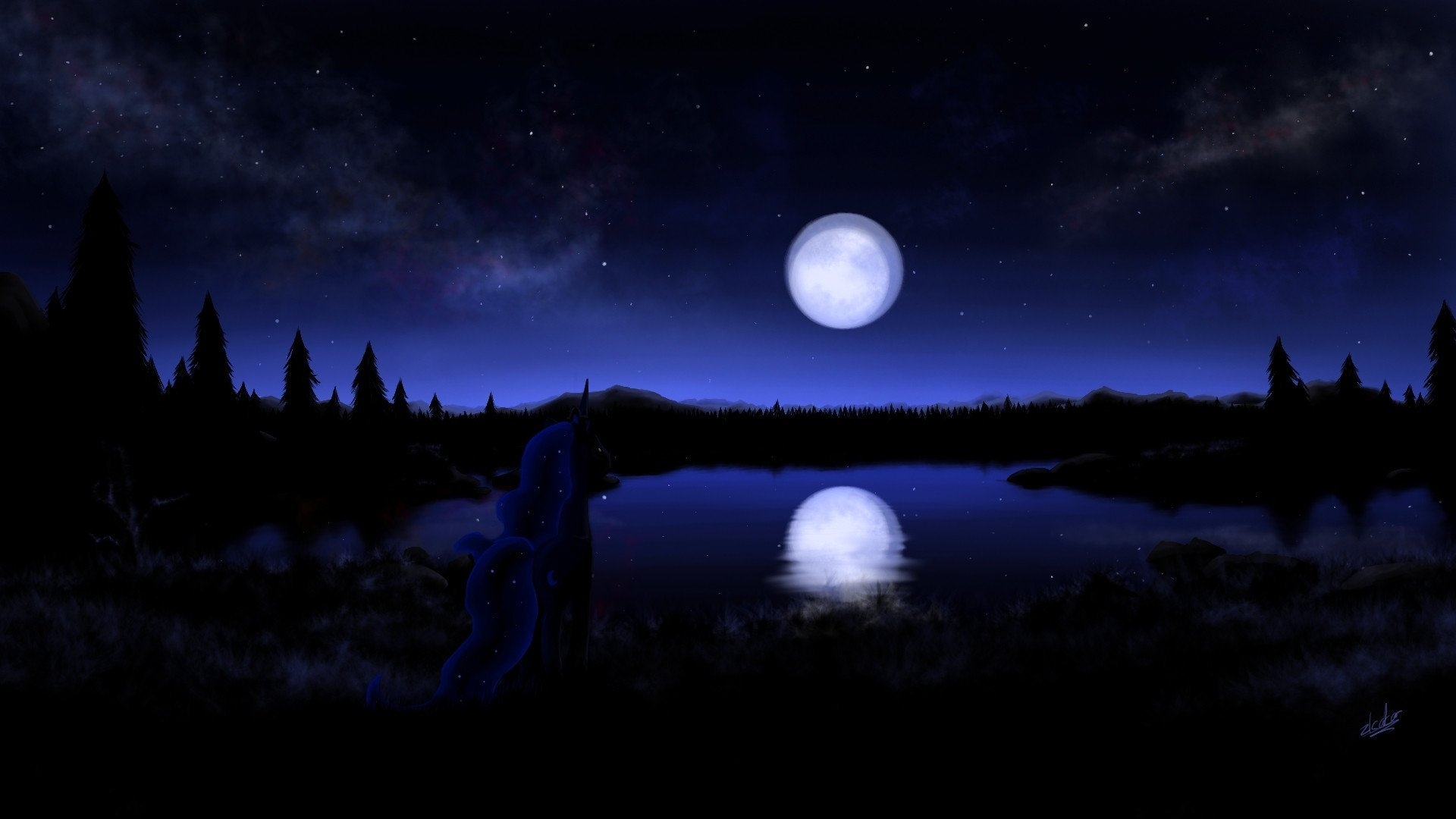 Ночь с луной 4. Темная Луна арт. Лунная ночь. Ночное небо с луной. Ночь Луна.