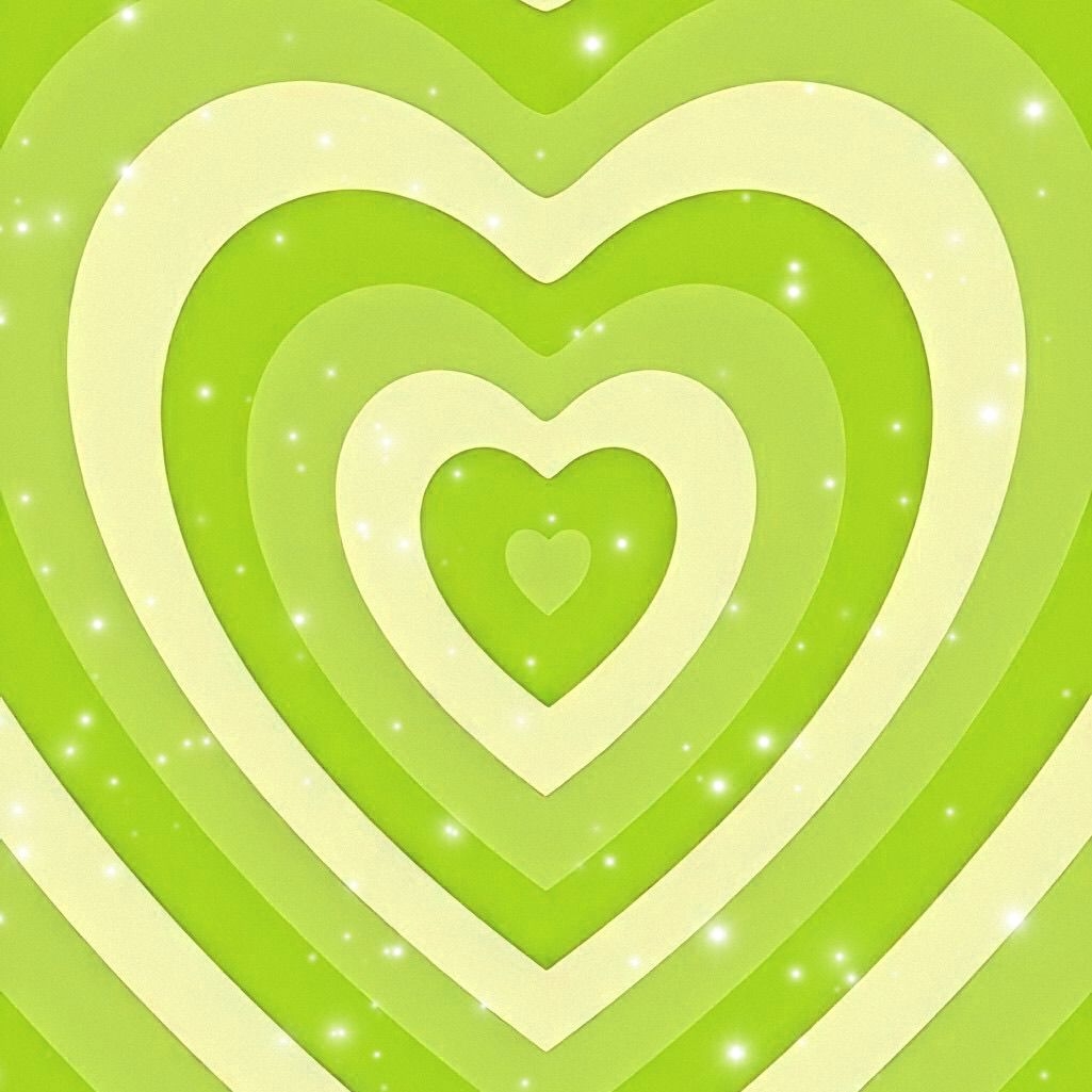 Сердечки (зеленые)