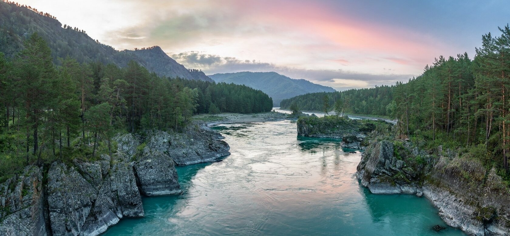 Река Катунь горный Алтай фото