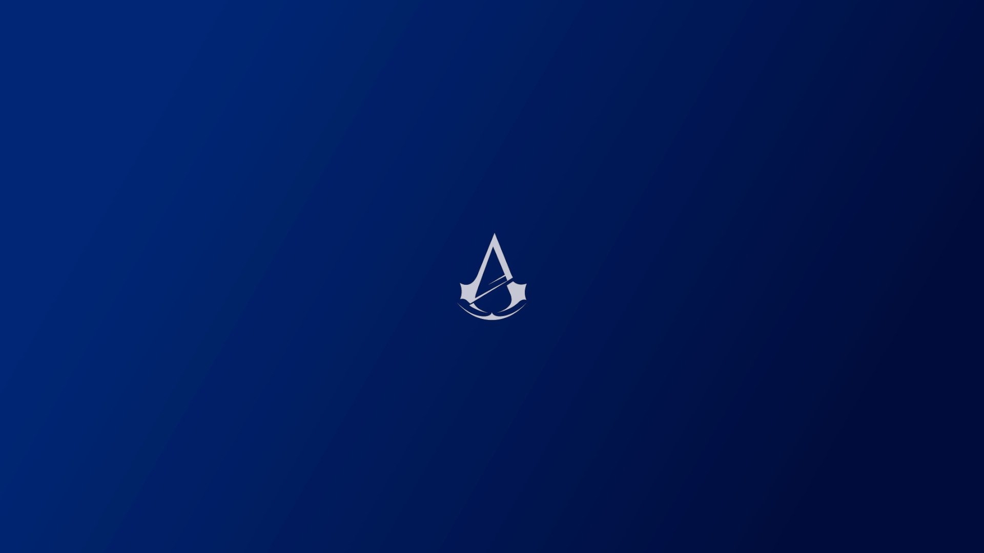 Логотип на синем фоне