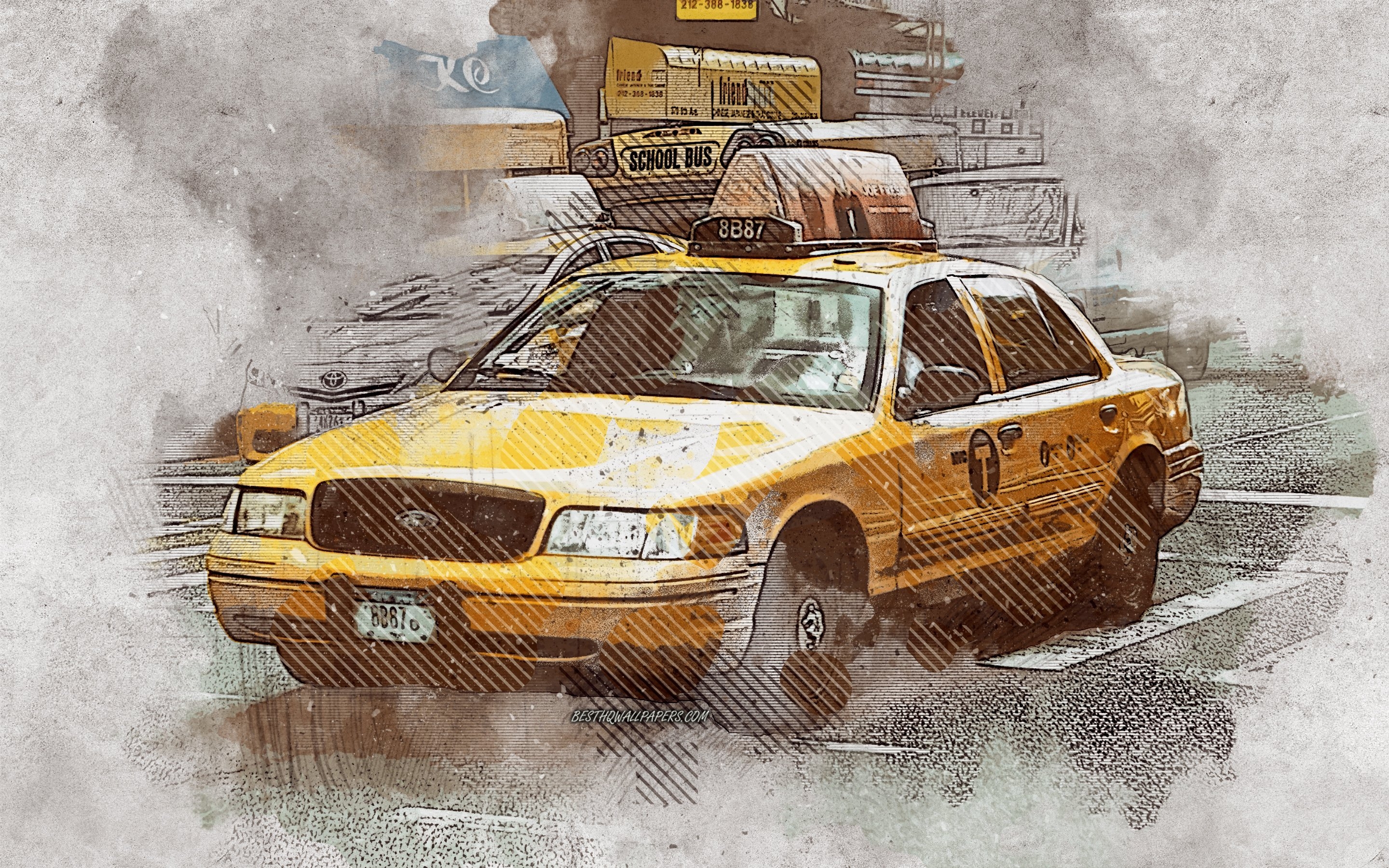 Art mos taxi login. Такси Нью-Йорк арт. Такси арт. Такси арты. Картина такси.