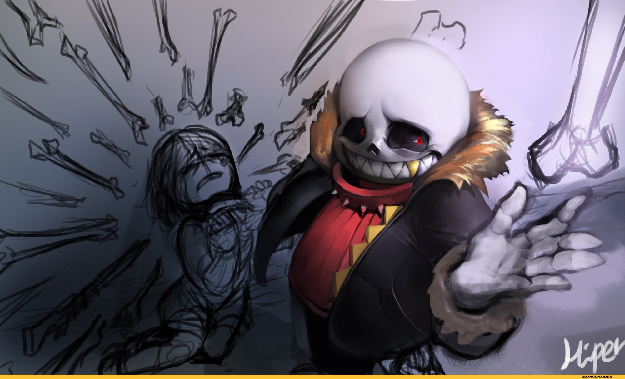 Gg underfell sans. Ундерфелл Санс. Фелл Инк Фриск. Фелл Санс ау. Фелл Санс арт.