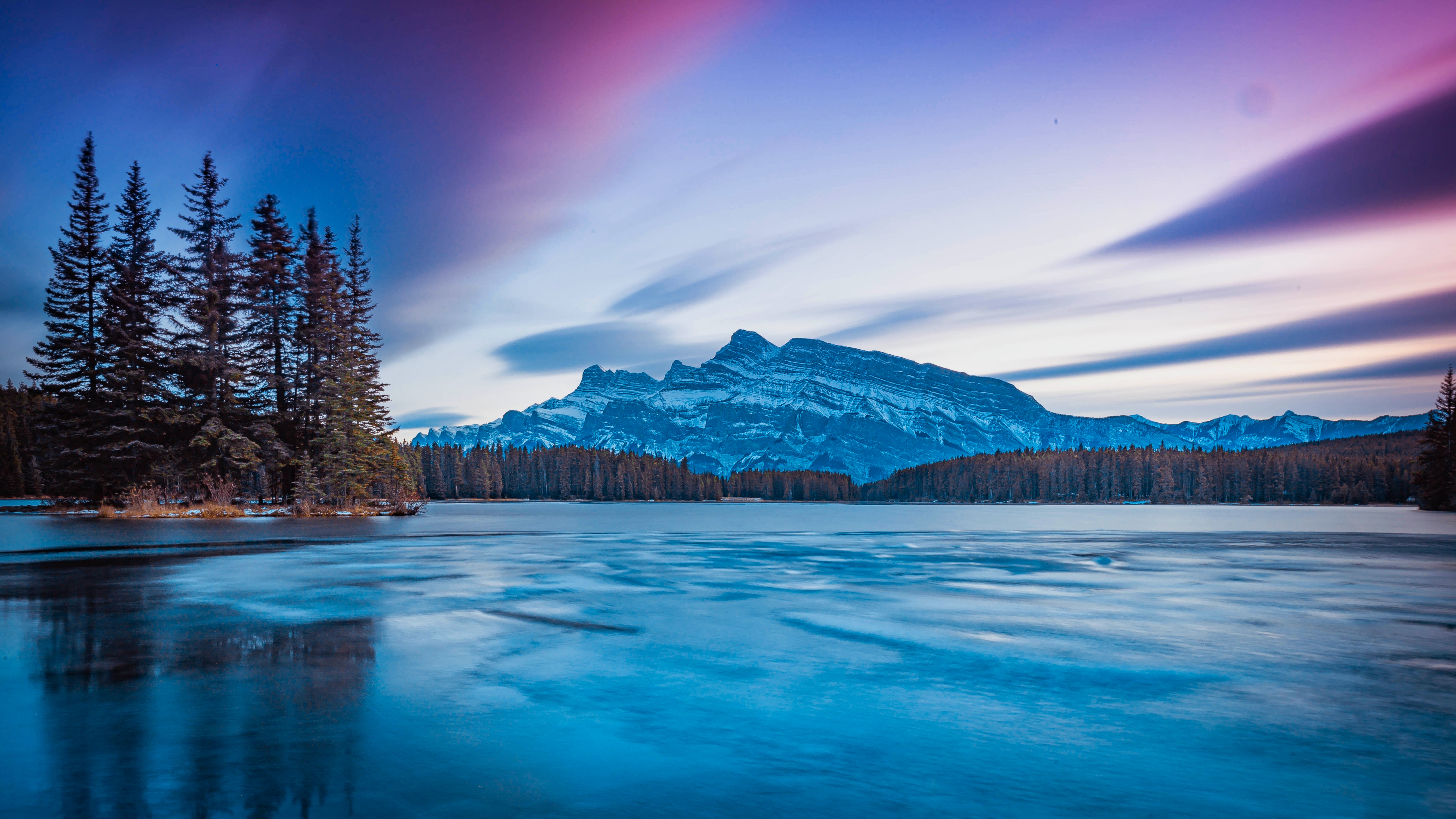 Покрыты обои. Канада 4k. Banff National Park. Банф – канадский национальный парк обои. 4к Canada, Landscape, Lake, Banff National.