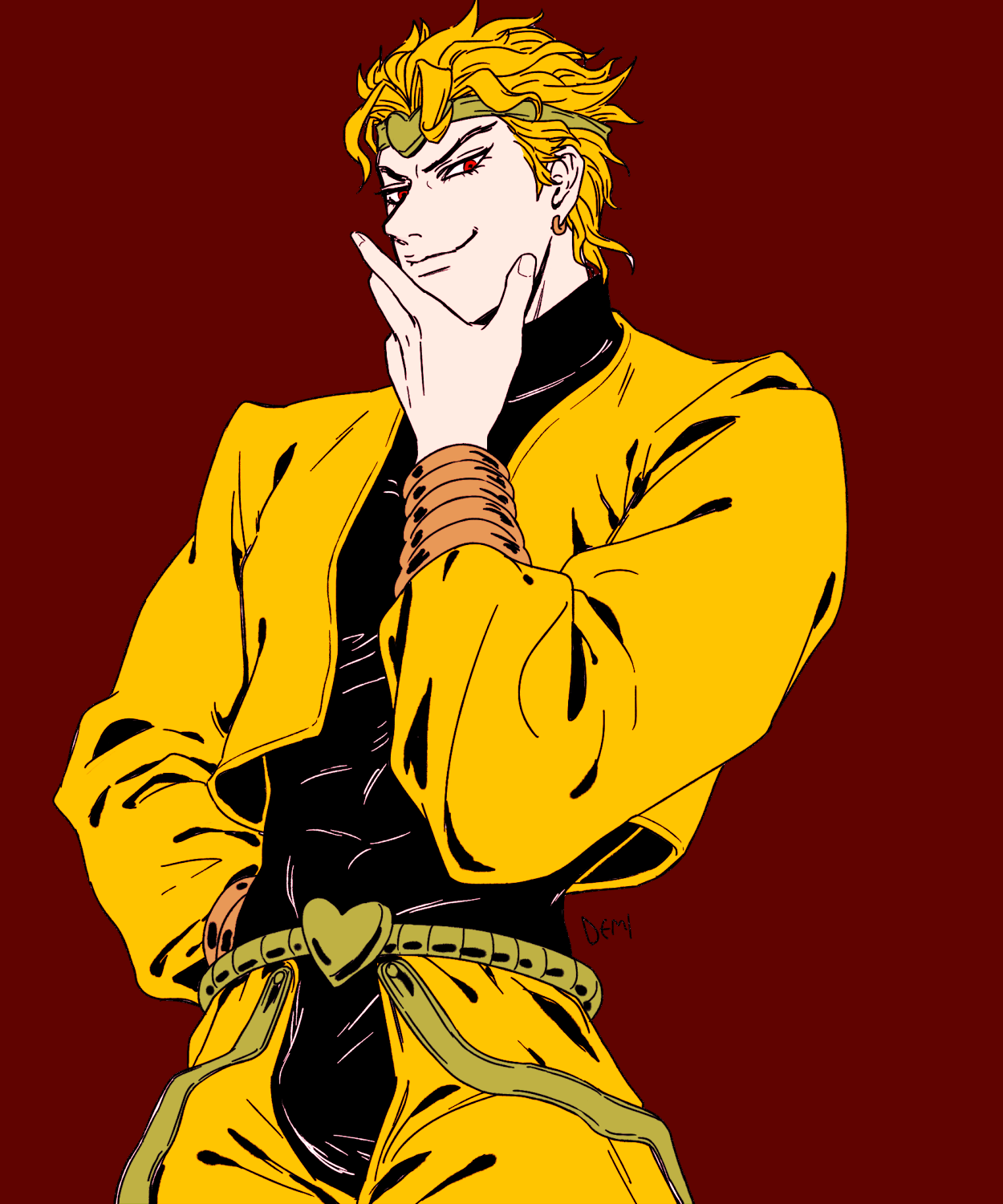 Dio arte. Dio Брандо. Дио Брандо Джоджо. Dio Brando Art. Джо Джо дио Брандо арт.