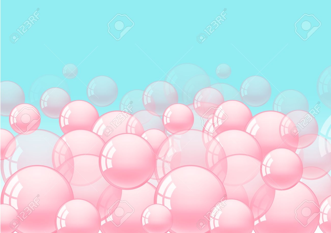 Пузыри от жвачки фон
