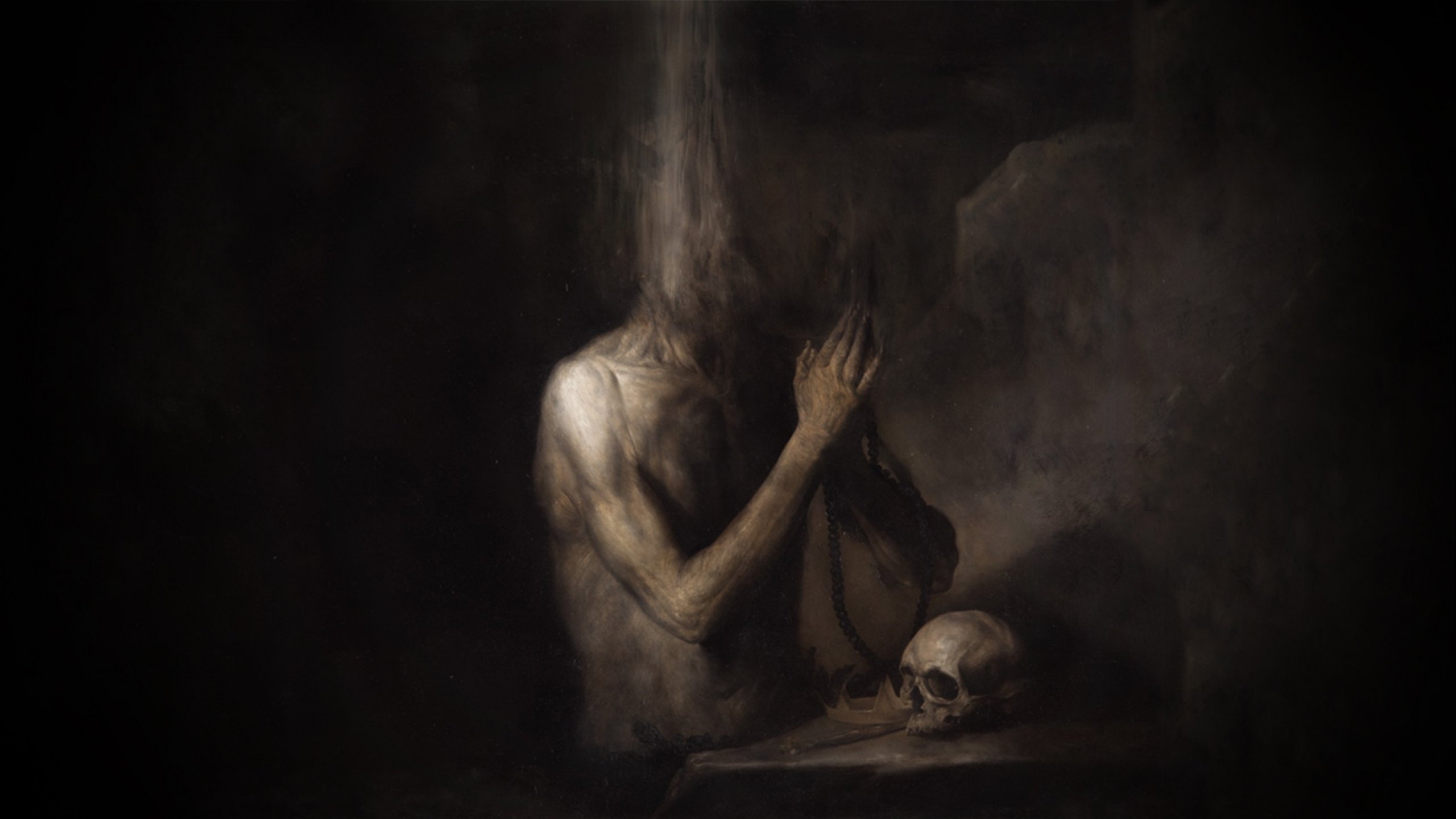 Дух страдающий. Мрачные картины Nicola Samori. Картины художника Nicola Samori.
