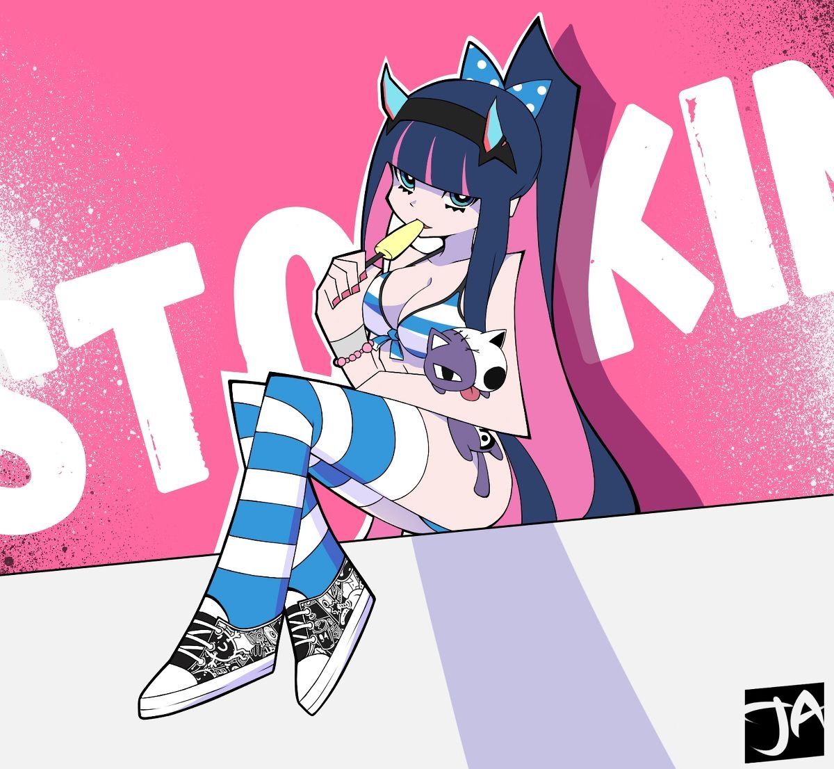 Panty and stocking with Garterbelt этти