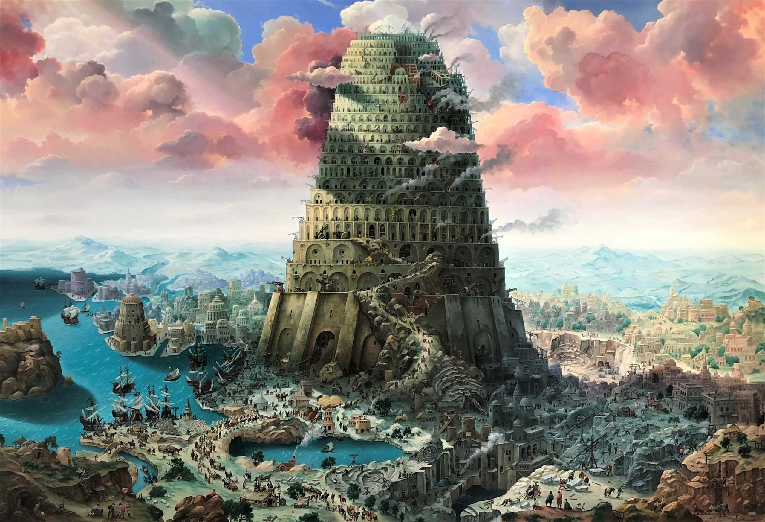 Строительство вавилонской башни. Вавилонская башня город Вавилон. Нимрод Вавилонская башня. Вавилонская башня 1563.