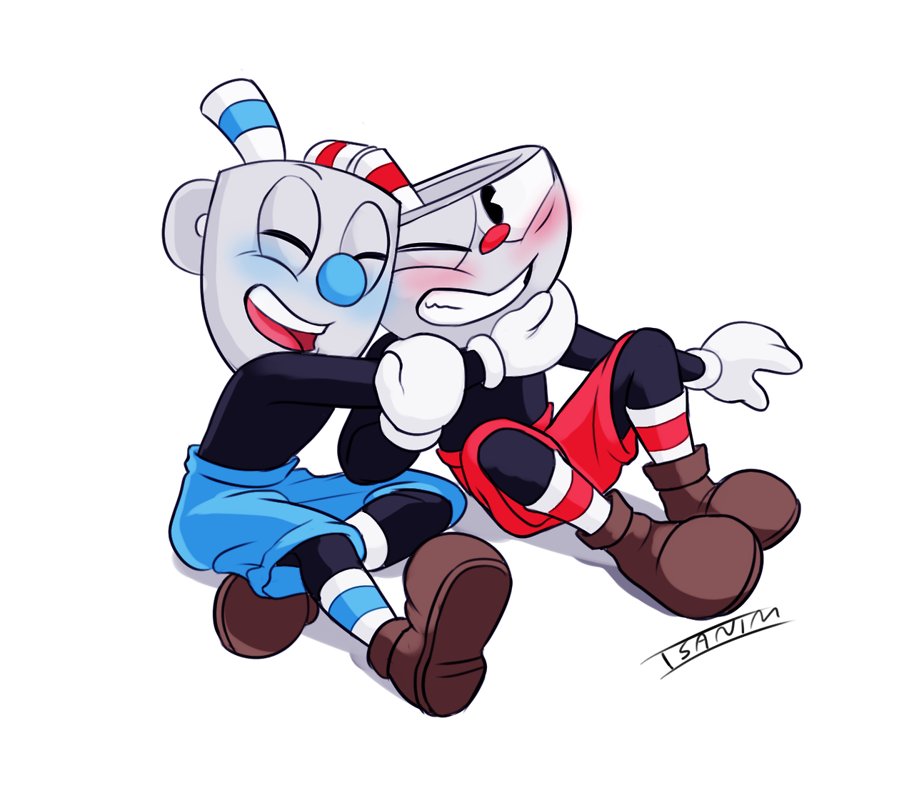 Капхед и Магмен дети. Магмэн Cuphead. Cupcest Cuphead и Mugman. Капхед и Магмен комиксы.