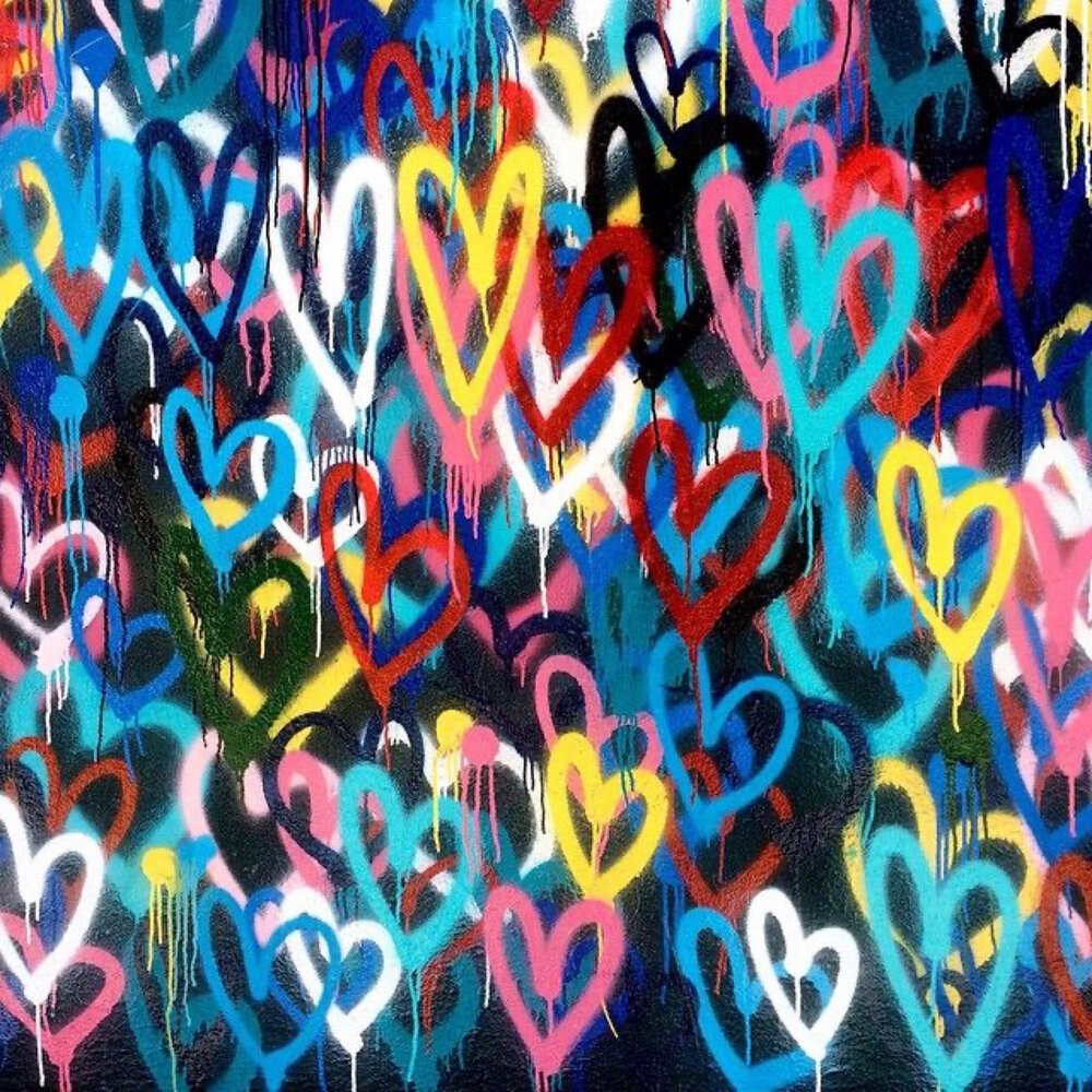 Сердечко в стиле граффити