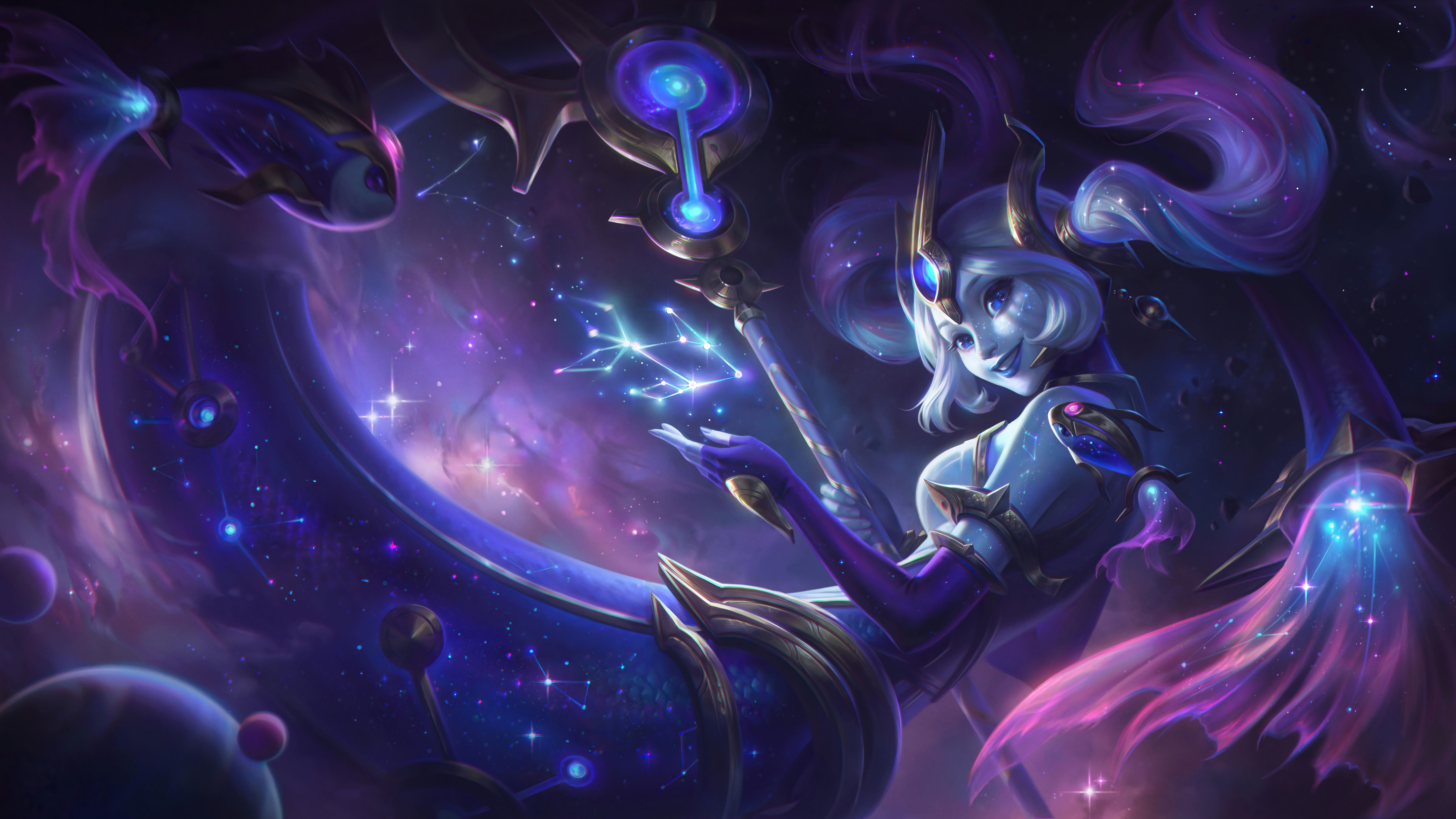 Они нами. Нами League of Legends. Cosmic nami League of Legends. Космическая судьба нами лига легенд. Нами ЛОЛ скины.