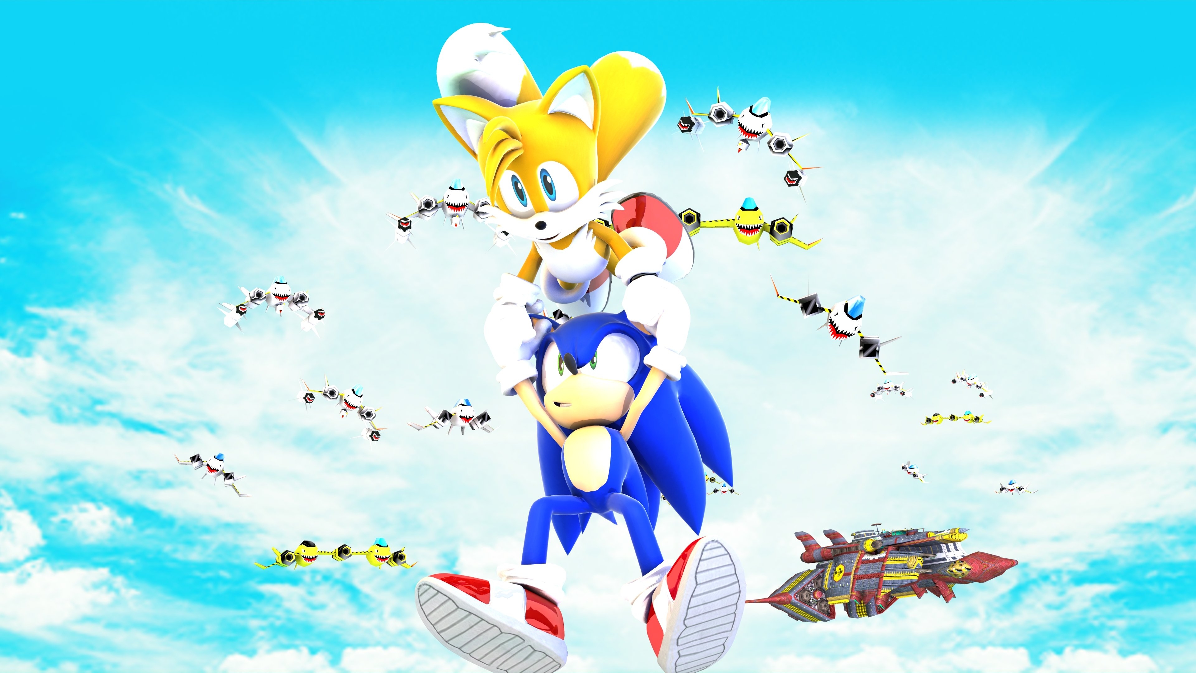 Tails flying