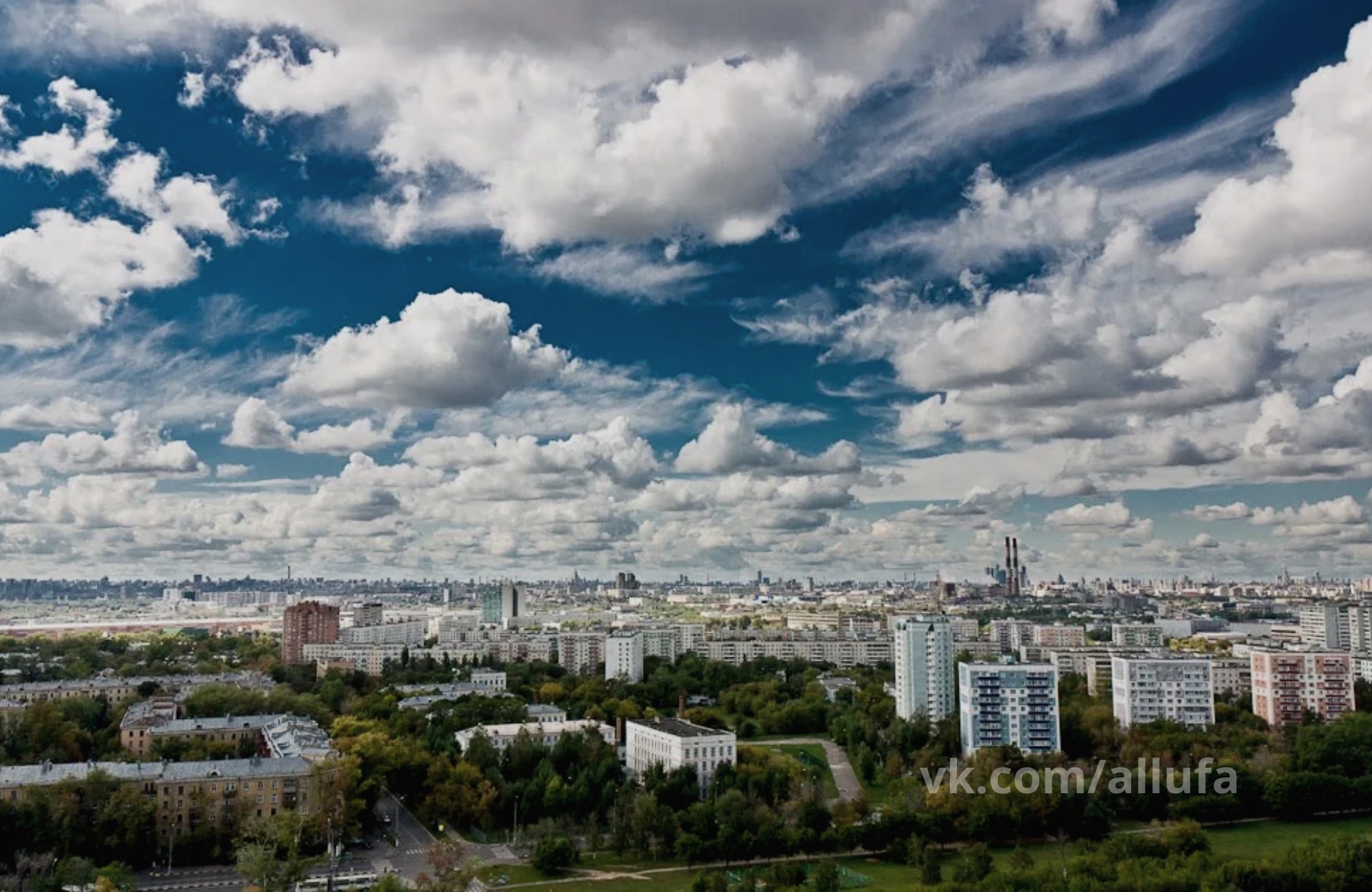 Вид с 18 этажа Москва