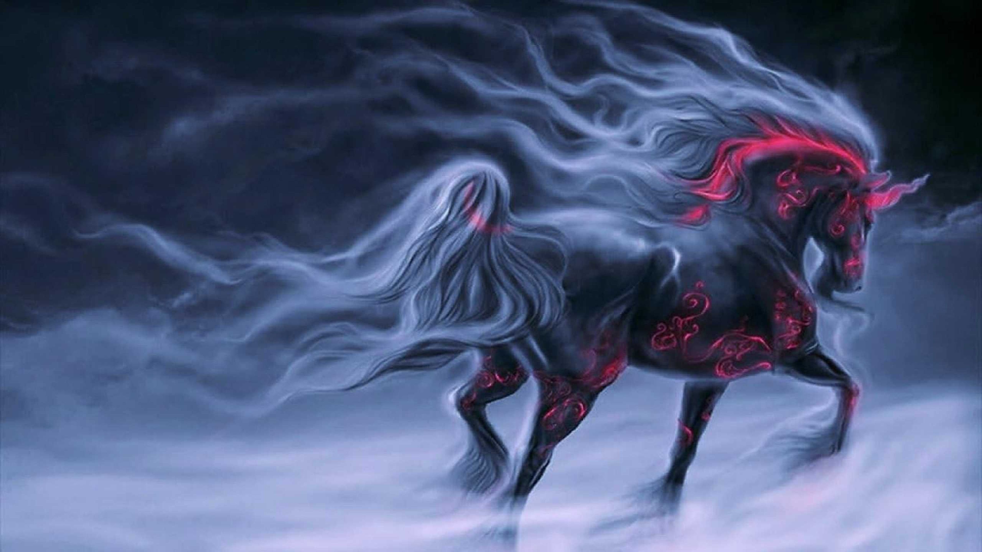 Легендарные лошади. Найтмар лошадь. Перун Индрик Единорог. Беллуно Призрачная лошадь. Демон Осса лошадь.