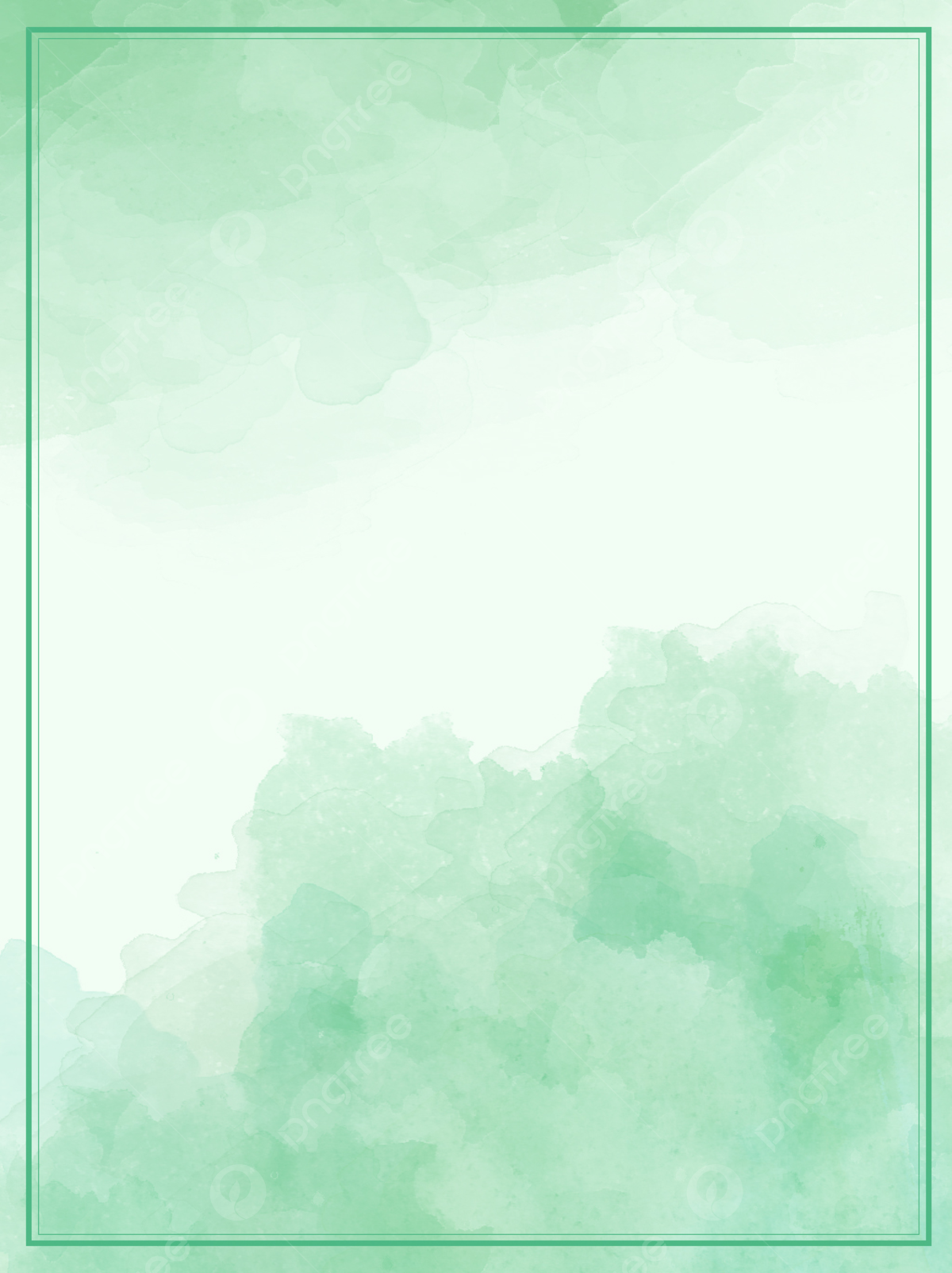 Зеленый акварельный фон - 61 фото