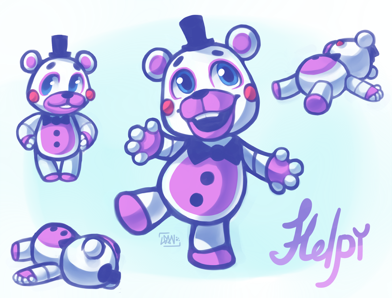 Хелпи из фнаф. ФНАФ 6 Helpy. Helpy FNAF 6. ХЭЛПИ ФНАФ. ФНАФ 6 фантайм Фредди.