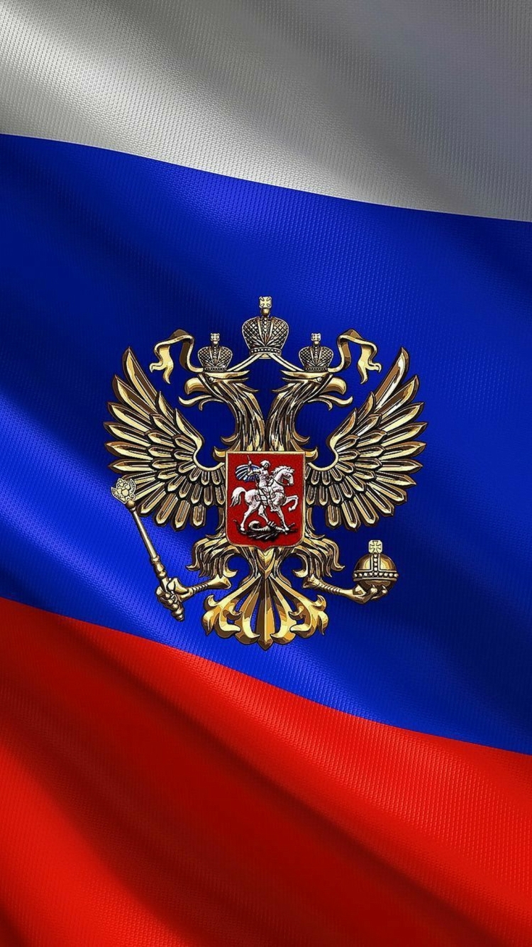 Обои герб россии на телефон