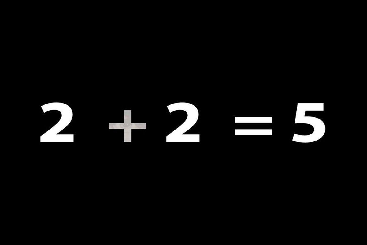 Почему 2 2 не равно 4. 2+2 Равно 4. 2 Плюс 2 равно. 2+2 Равно 5. Дважды два равно пять.