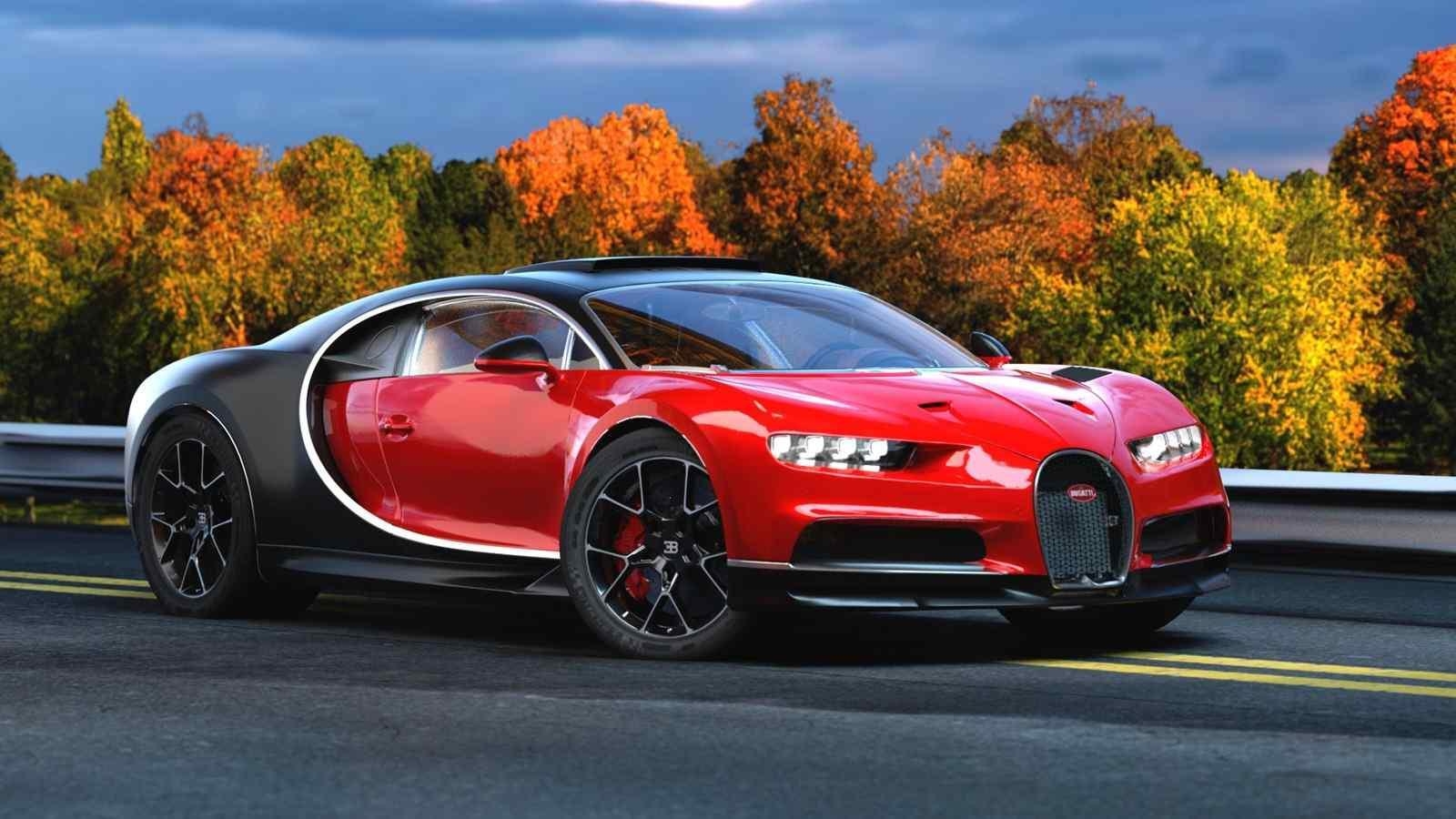 Bugatti фары сзади