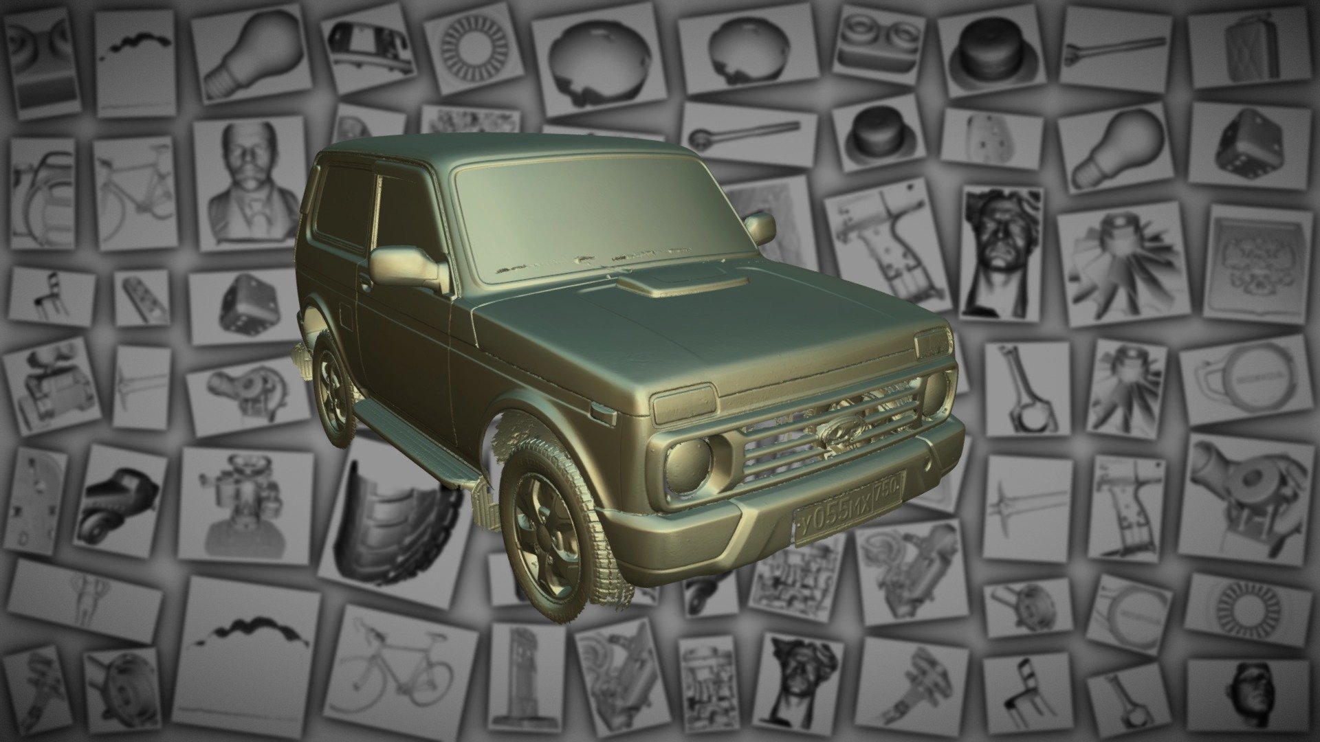 Lada Niva 3d model