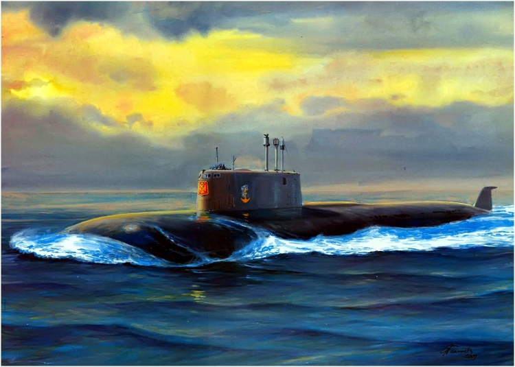 Подводная лодка арт