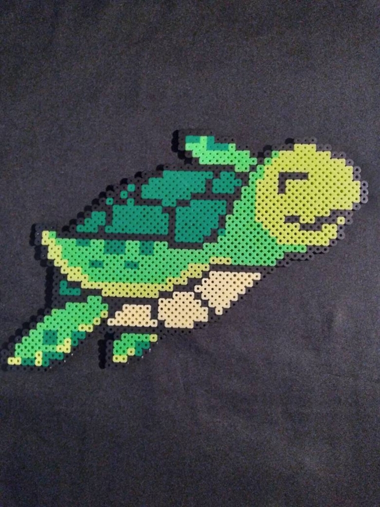 Черепаха пиксель арт