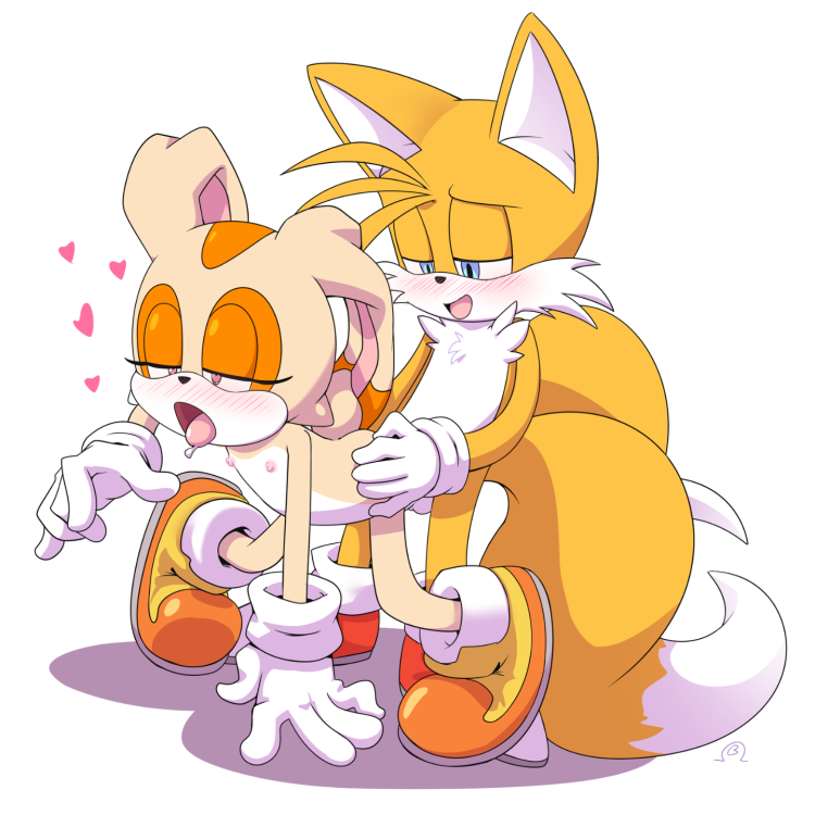 Amy x tails. Крольчиха Крим (18+) Тейлз. Соник Ванилла и Руж. Теилз r34. Эми Руж и Ванилла.